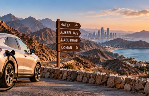 EV Road Trips from Dubai This Winter: Planning Charging for Hatta, Jebel Jais, Abu Dhabi and Oman